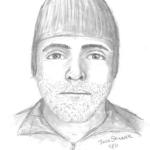Sketch of suspect released by Somerville police